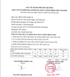 BÁO CÁO TỰ KIỂM TRA, ĐÁNH GIÁ CHẤT LƯỢNG NĂM 2025