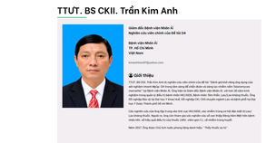 Giám đốc Bệnh viện Nhân Ái Nghiên cứu viên chính của Đề tài D4